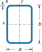Tubi (scatolati) in Acciaio a sezione rettangolare