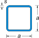 Tubi (scatolati) in Acciaio a sezione quadrata
